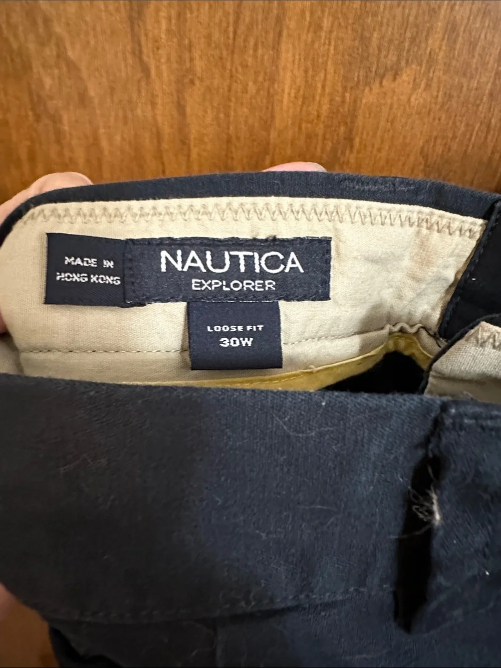 Nautica Explorer Men's Loose Fit Cargo Shorts - Navy Blue